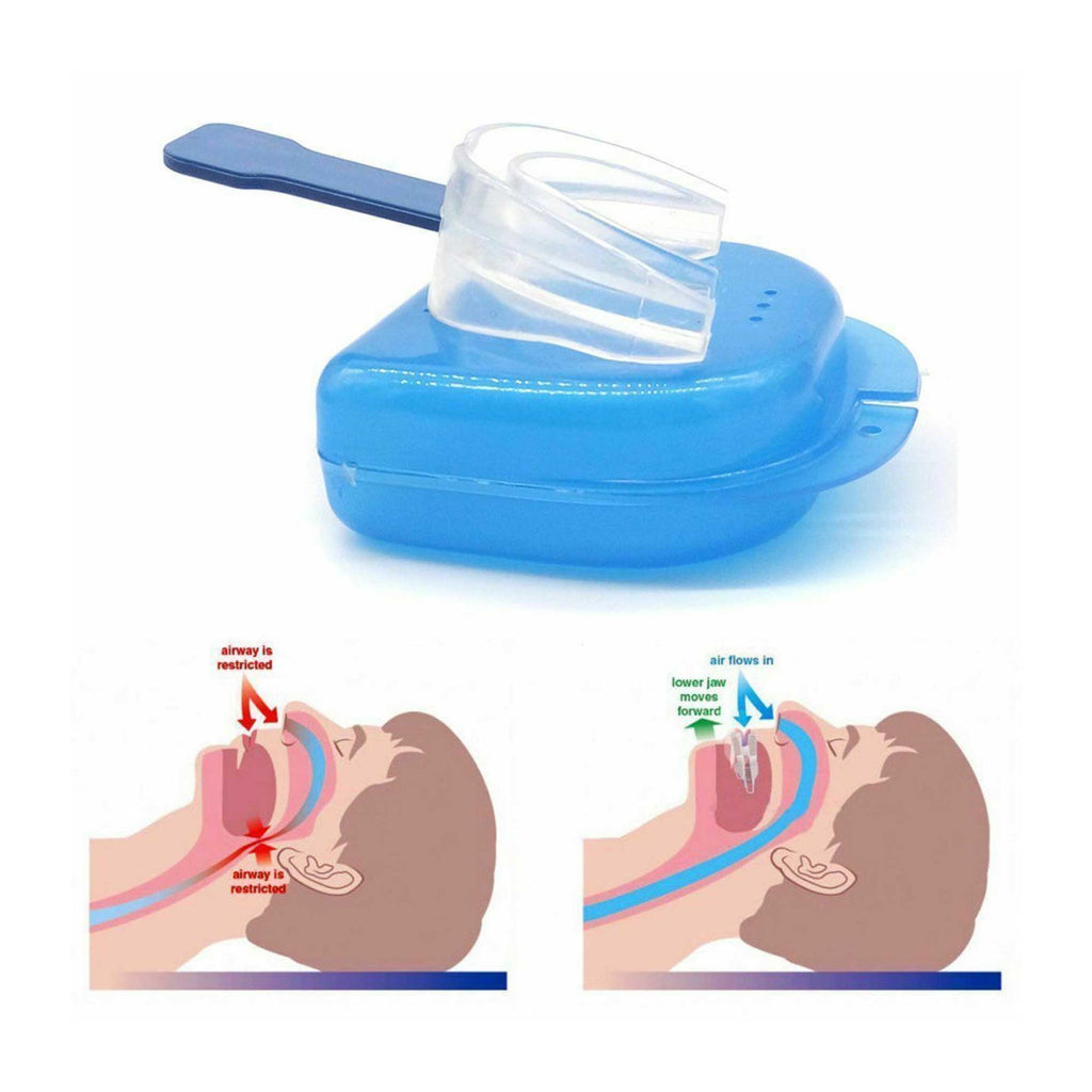 Social Hike 3x Anti Snoring Aid MouthGuard Adjustable for Sleep + Breathing