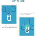 Social Hike 3x Anti Snoring Aid Nose Clips - Sleep + Breathing Device