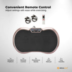 Social Hike 68cm Vibration Plate Machine Full Body Workout Platform Rose