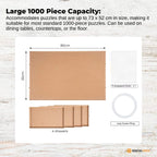 Social Hike Puzzle Board 1000 pcs  - Rotating Tabletop with 4 Drawers and Cover