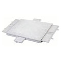 Social Hike Puzzle Board 1500 pcs - Felt Tilting Portable Cover + Drawers Silver