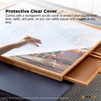 Social Hike Puzzle Board 1500 pcs  - Rotating Tabletop with 4 Drawers and Cover