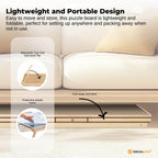 Social Hike Puzzle Board Table 1500 pcs - Folding Legs 6 Drawer with Cover