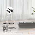 Social Hike 60cm Vibration Plate Machine Full Body Exercise Platform Black