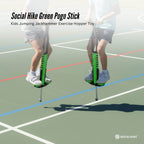 Social Hike Green Pogo Stick - Kids Jumping Jackhammer Exercise Hopper Toy