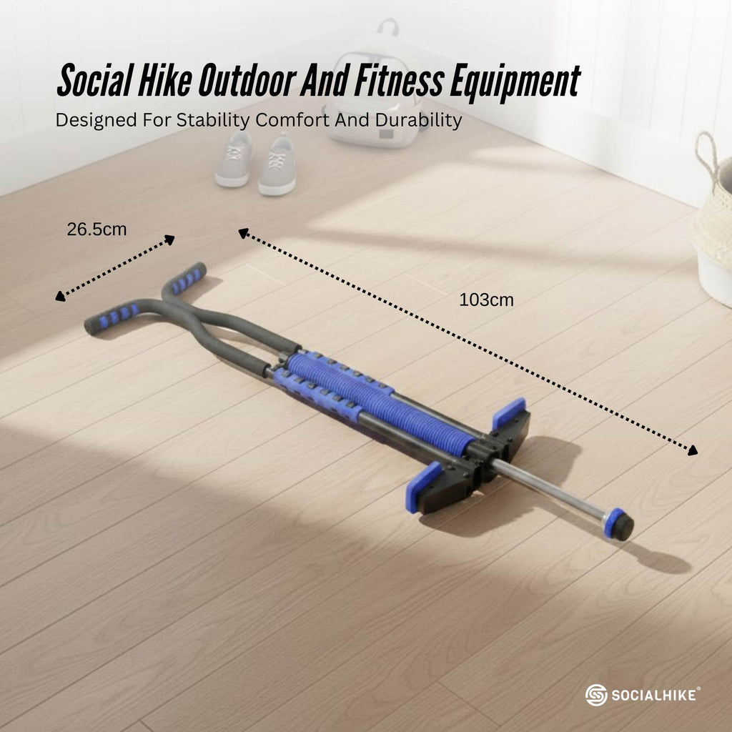 Social Hike Red Pogo Stick - Kids Jumping Jackhammer Exercise Hopper Toy